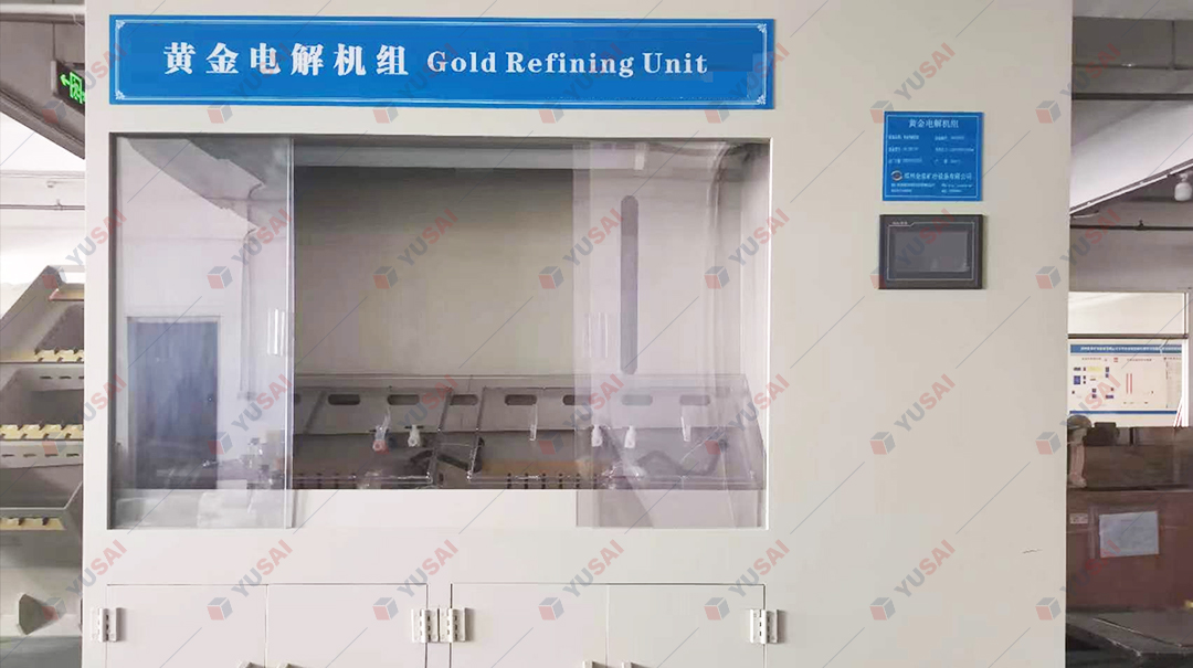 Gold electrolysis equipment